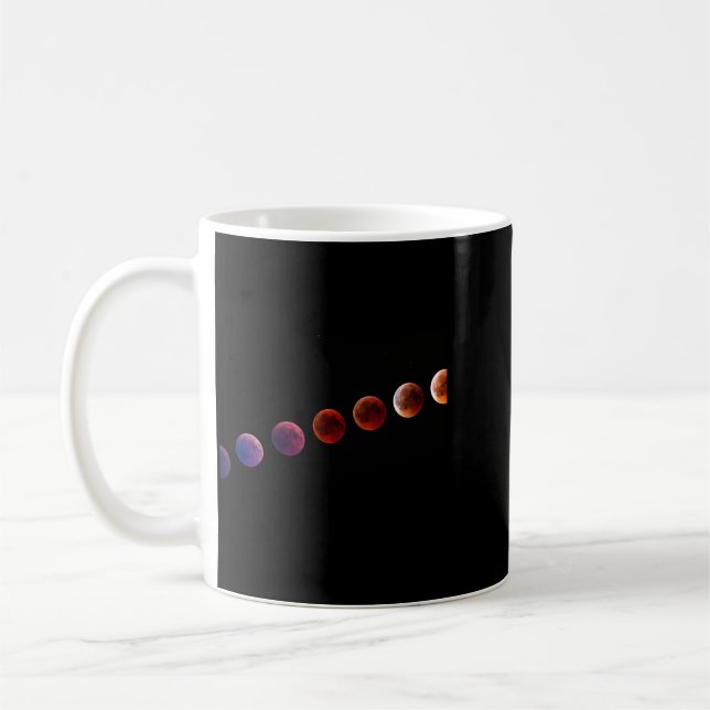 Caneca De Café Planetas no sistema solar como a vida (Esquerda)