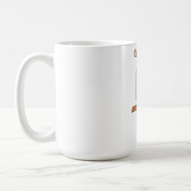Caneca De Café Planilha de Candy Corn (Esquerda)