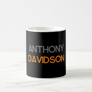 Caneca De Café Planilha profissional mínima moderna