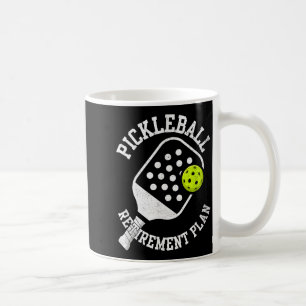 Caneca De Café plano de aposentadoria de pickleball