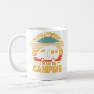 Caneca De Café Plano de aposentadoria em divertido viajante de RV