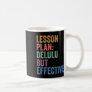 Caneca De Café Plano de Aula de Volta às Aulas Gen Z Alpha Delulu