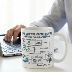 Caneca De Café Plano de Escritório Humor no Trabalho