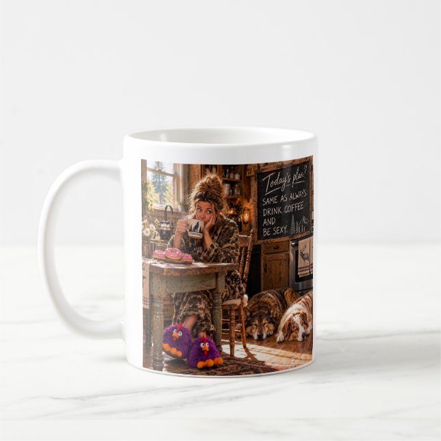 Caneca de Café Plano de Hoje (Esquerda)