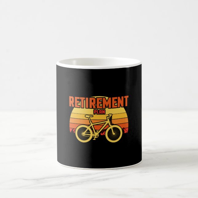 Caneca De Café Plano de Reforma de Bicicleta de Ciclo Engraçado (Centro)