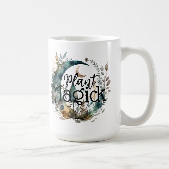 Caneca De Café Plant Magick (Direita)