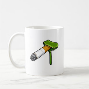 Caneca De Café Planta de Armadilha de Vênus Com Cig