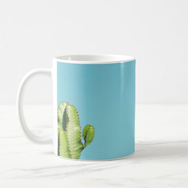 Caneca De Café Planta de cacto verde (Esquerda)