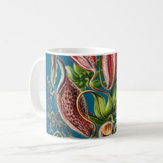 Caneca De Café Planta de Pitcher Personalizável | Vintage Ernst H