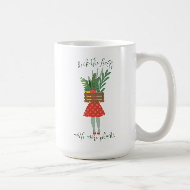 Caneca De Café Planta Lady Christmas Coffee Mug (Direita)