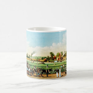 Caneca De Café Plantação de algodão em Mississippi, EUA