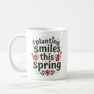 Caneca De Café Plantar sorrisos Farmer Gama de Fazenda