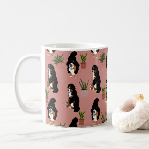 Caneca De Café Plantas de Casa do Cão de Montanha de Berna