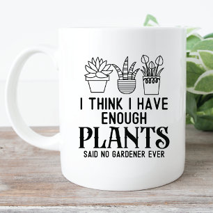 Caneca De Café Plantas Engraçadas O Suficiente