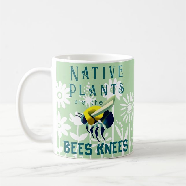 Caneca De Café Plantas Nativas São Fornos De Abelhas (Esquerda)