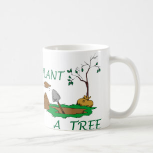 Caneca De Café Plante uma árvore