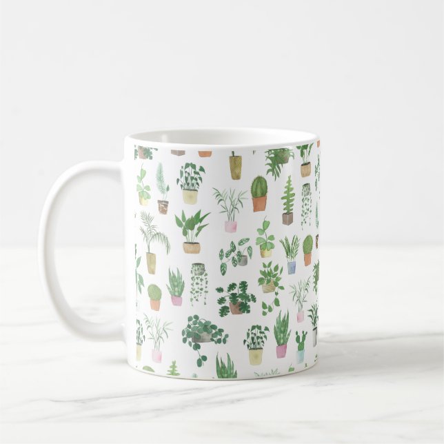 Caneca De Café Plantita House Plantas e Potes (Esquerda)