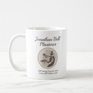 Caneca De Café Plasterer Masonry Drywall Business