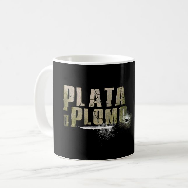 Caneca De Café Plata de Plomo (Frente Esquerda)