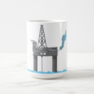 Caneca De Café Plataforma de petróleo