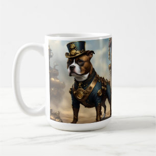 Caneca De Café Plataformas Mecânicas: Steampunk Staffordshire Ter