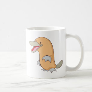 Caneca De Café Platypus feliz