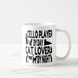 Caneca De Café Player Cello do Cat Lover