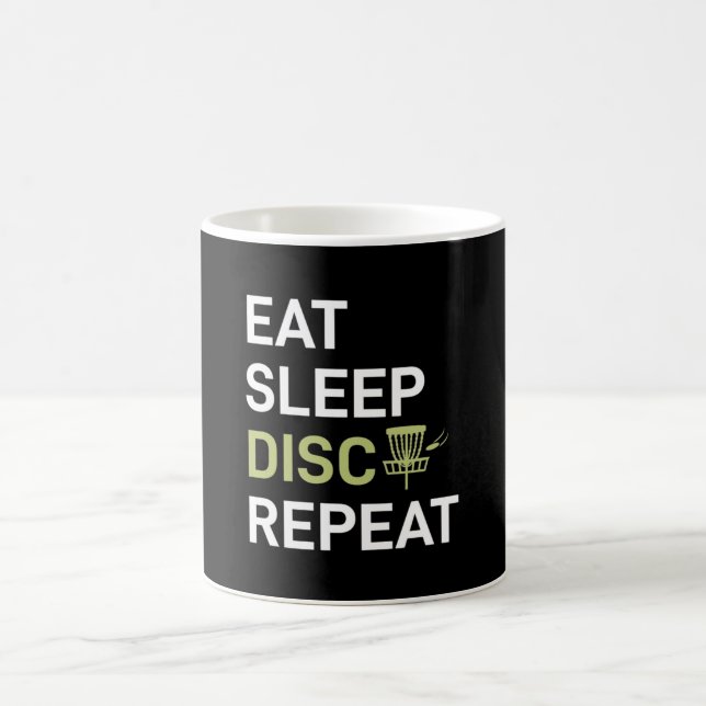 Caneca De Café Player de Golfe de Disco | Repetir Golf De Disco D (Centro)