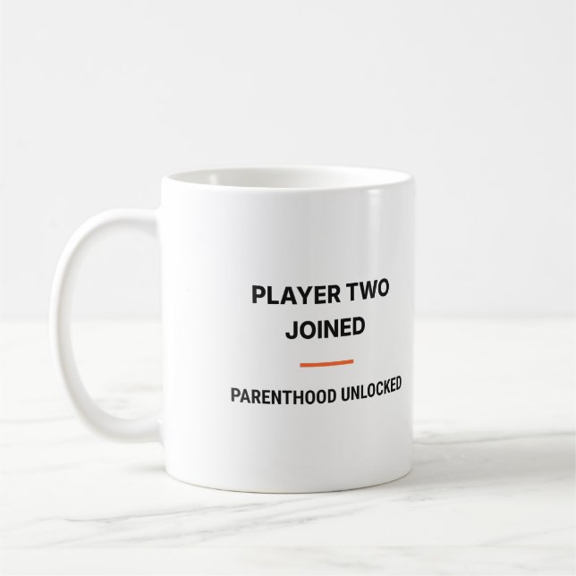 Caneca De Café Player Two Joined Parenthood Unlocked Tasse (Esquerda)