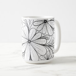 Caneca De Café Playful Petals Mug