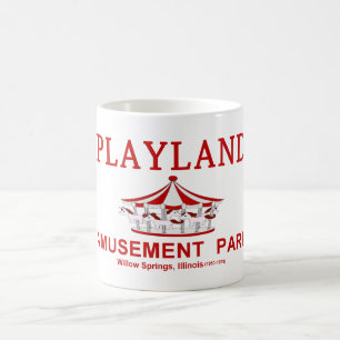 Caneca De Café Playland Amusement Park, Willow Primaveras, Illino