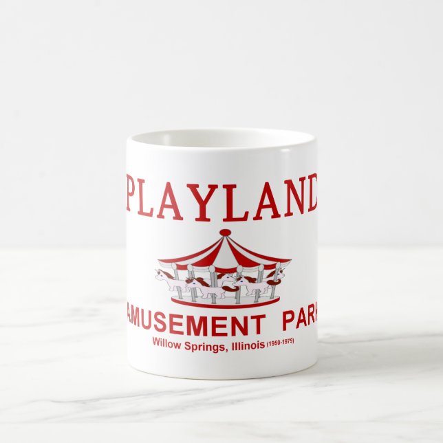 Caneca De Café Playland Amusement Park, Willow Primaveras, Illino (Centro)