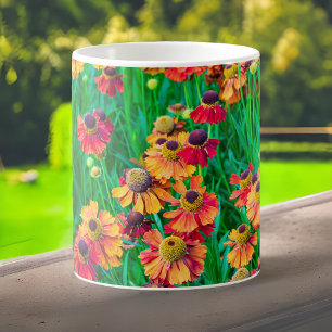 Caneca De Café Plethora dos Helênios Vermelho e Laranja