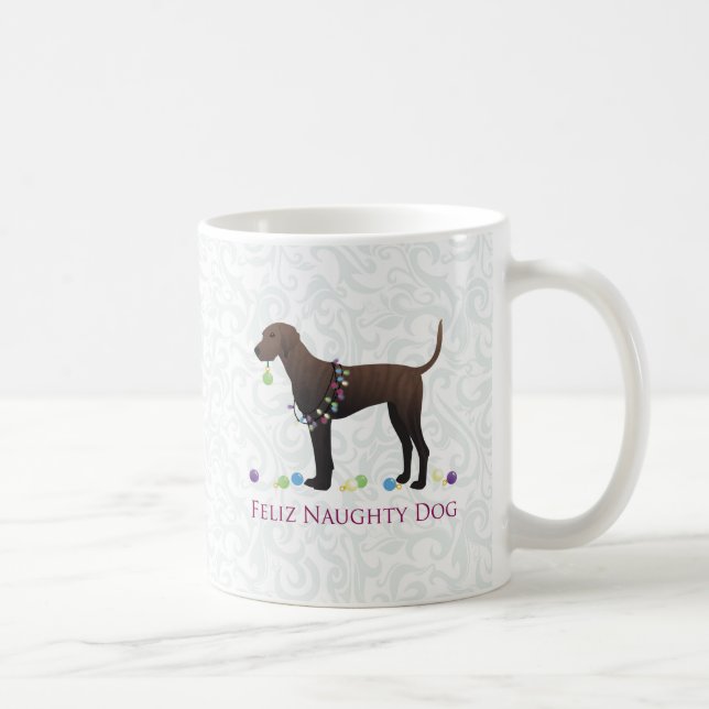 Caneca De Café Plott Hound Christmas (Direita)