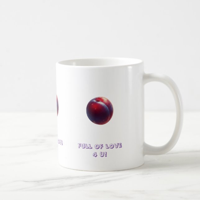Caneca De Café Plum Valentines (Direita)