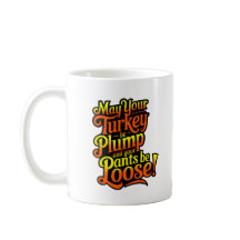 Plump Turkey, Cartoon Diva Turkey, Mug