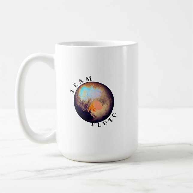 Caneca De Café Plutão de Equipe (Esquerda)