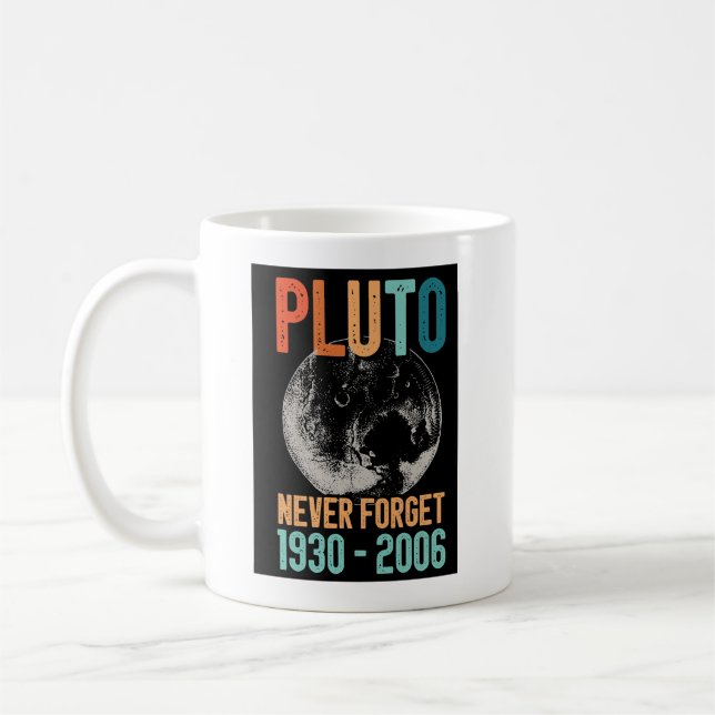 Caneca De Café Plutão Nunca Esquecer (Esquerda)