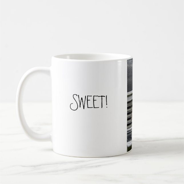 Caneca De Café Plymouth na chuva, DOCE! (Esquerda)