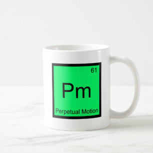 Caneca De Café Pm - Símbolo Perpétuo De Elemento De Química De