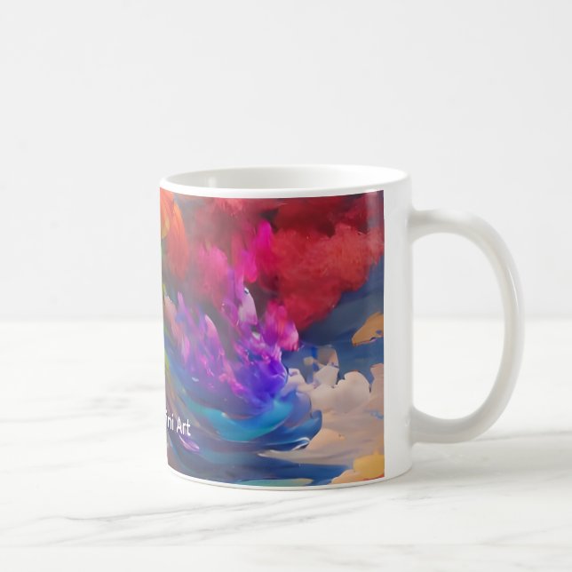 Caneca De Café PMART Colored Clouds (Direita)
