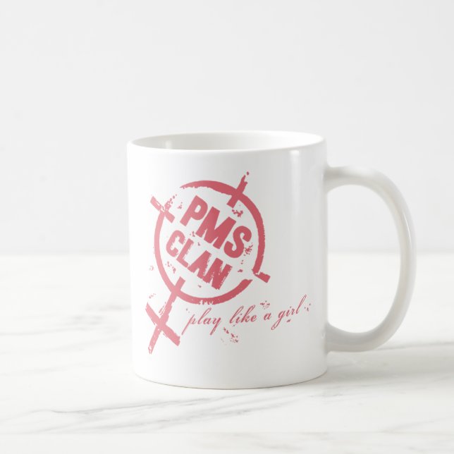 Caneca De Café PMSpinklogo, GAMERTAG AQUI! (Direita)