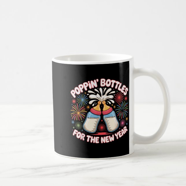 Caneca De Café Pn Bottles For The New Year Funny Baby Milk Toast  (Direita)