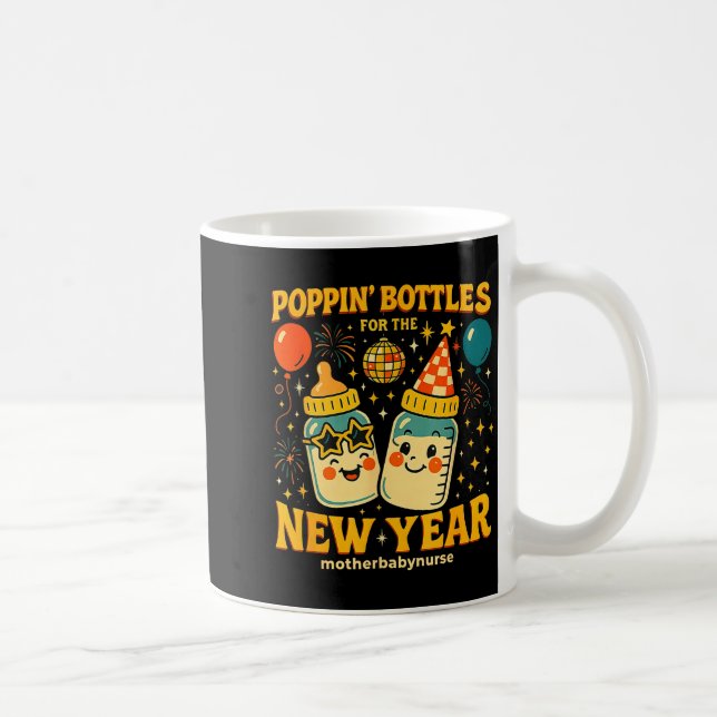 Caneca De Café Pn Bottles New Year Mother Baby Nicu Nurse Celebra (Direita)