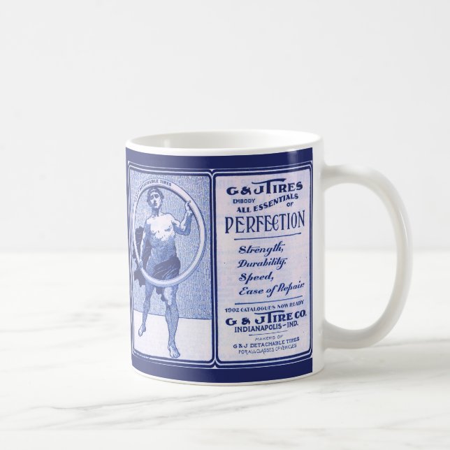 Caneca De Café Pneus G & J 1902 (Direita)