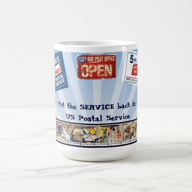 Caneca De Café Pnha o serviço para trás em USPS (Centro)