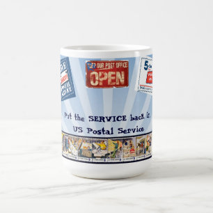 Caneca De Café Pnha o serviço para trás em USPS