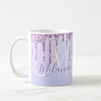 Caneca De Café Pó de Lavanda Roxo Metálico Personalizado