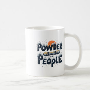 Caneca De Café Pó Para As Pessoas - Teto De Neve