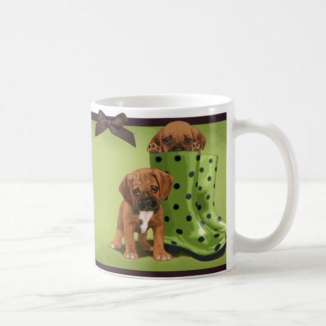 Caneca De Café Poça Puggles (Direita)